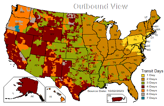 embclothes shipping map for custom embroidered items