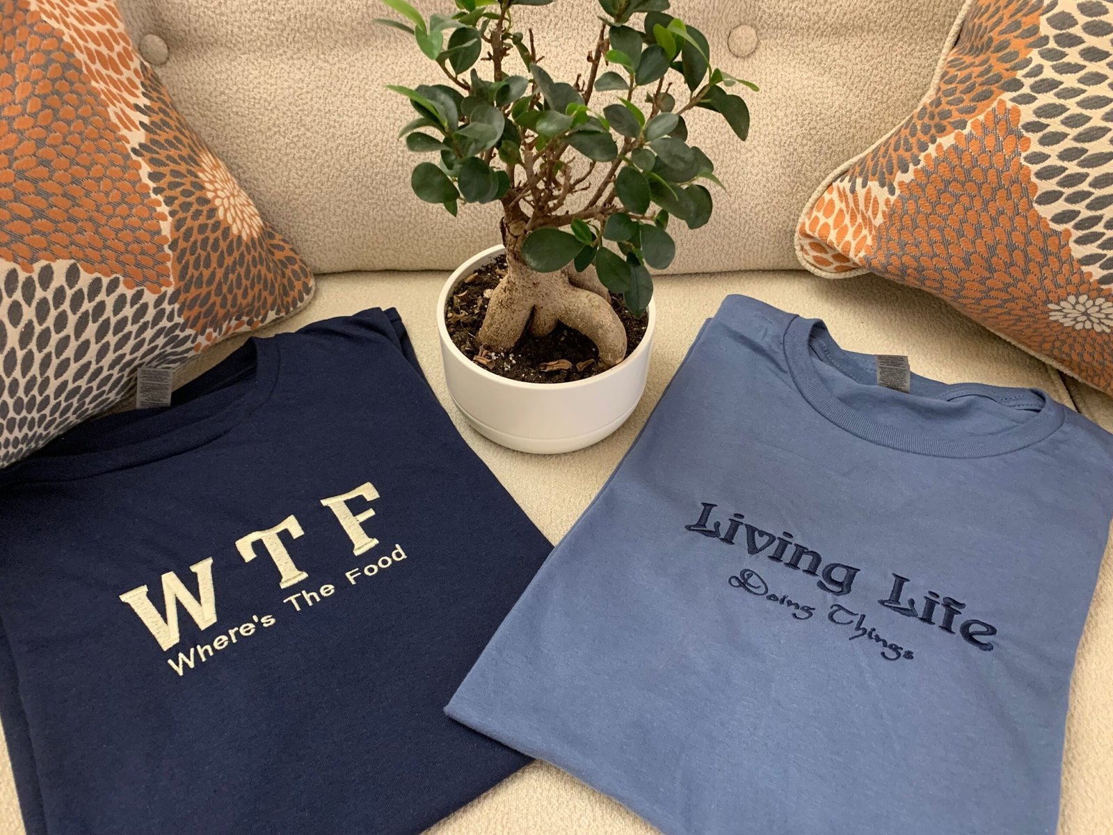 Custom Embroidered Text T-Shirt - Image 4