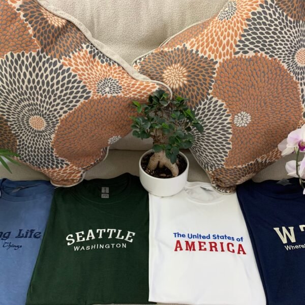 Custom Embroidered Text T-Shirt