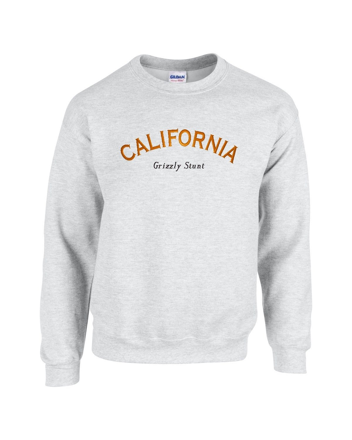 California Grizzly Stunt Embroidered Crewneck