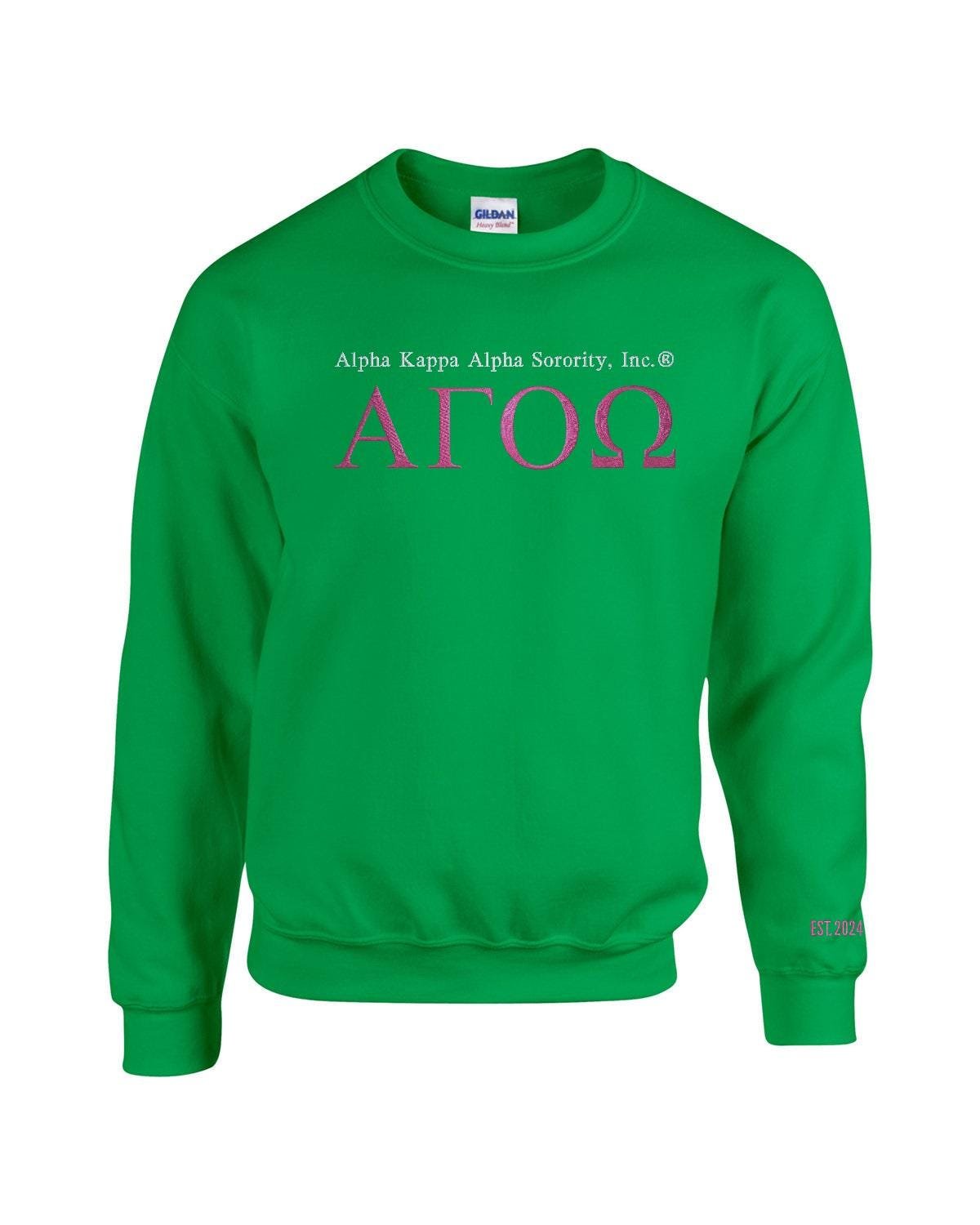 Alpha Gamma Omicron Omega Embroidered Sweatshirt & Tees - Image 2