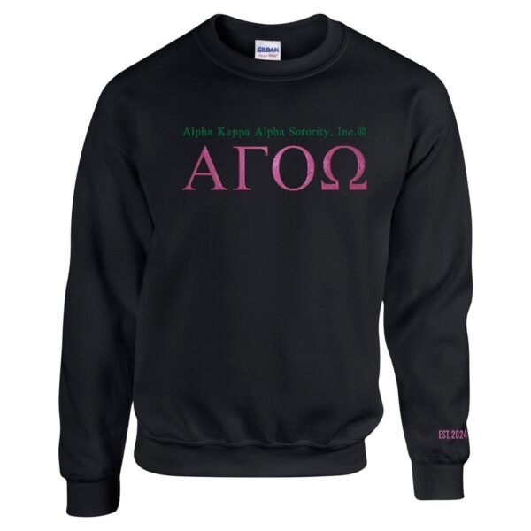 Alpha Gamma Omicron Omega Embroidered Sweatshirt & Tees