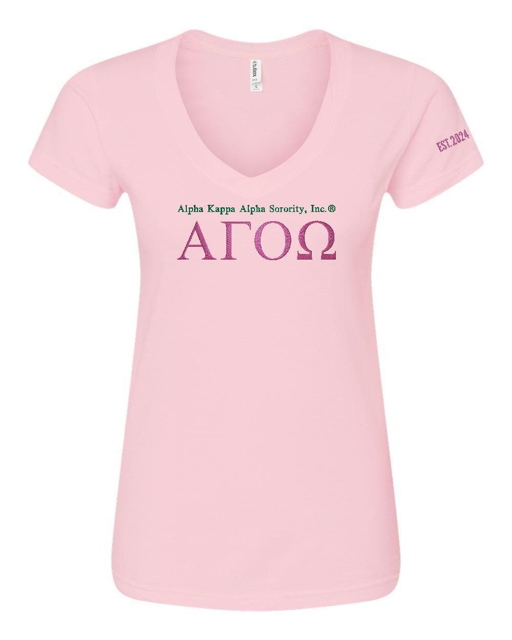 Alpha Gamma Omicron Omega Embroidered Sweatshirt & Tees - Image 8