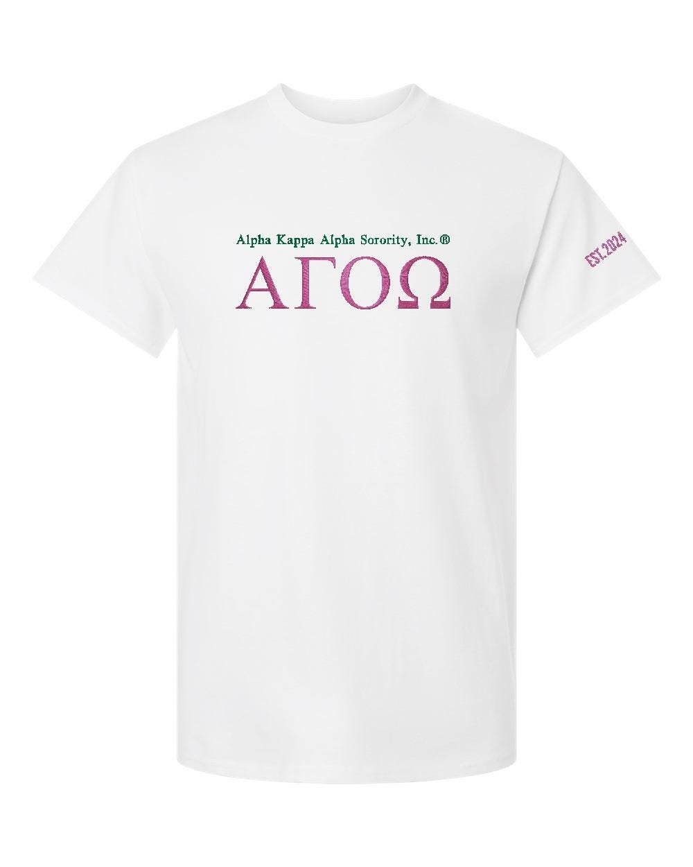 Alpha Gamma Omicron Omega Embroidered Sweatshirt & Tees - Image 13