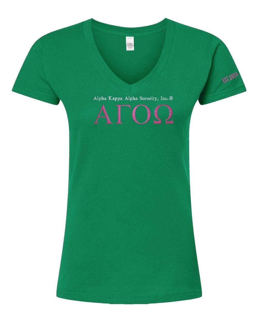 Alpha Gamma Omicron Omega Embroidered Sweatshirt & Tees - Image 7