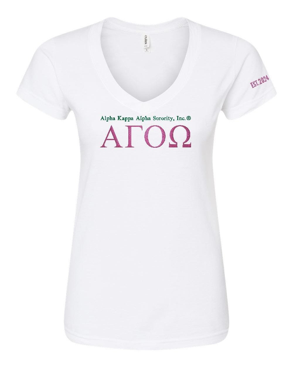 Alpha Gamma Omicron Omega Embroidered Sweatshirt & Tees - Image 9
