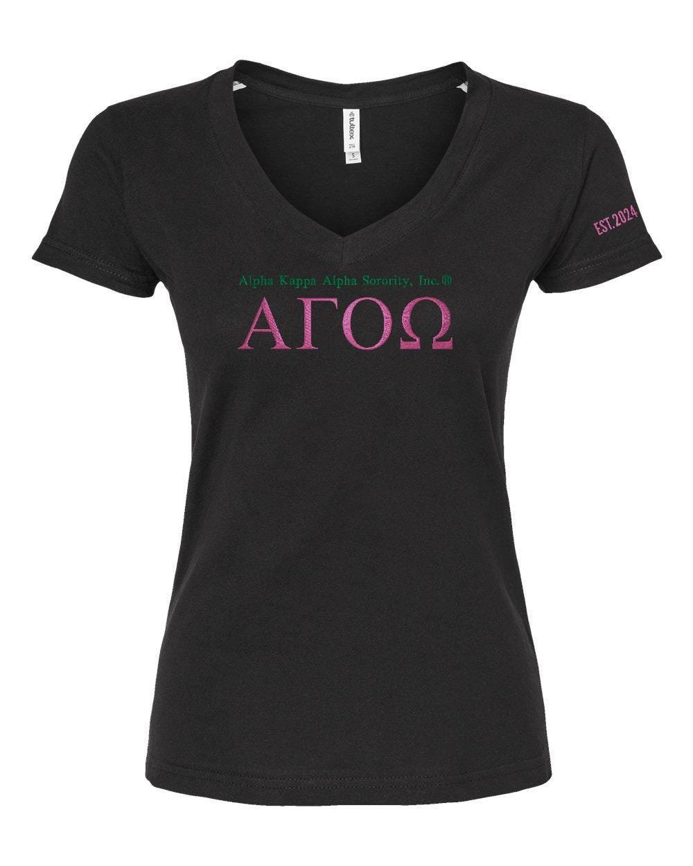 Alpha Gamma Omicron Omega Embroidered Sweatshirt & Tees - Image 6